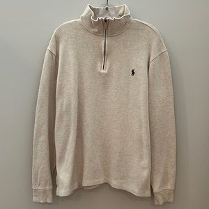 Men’s Polo Quarter Zip Pullover